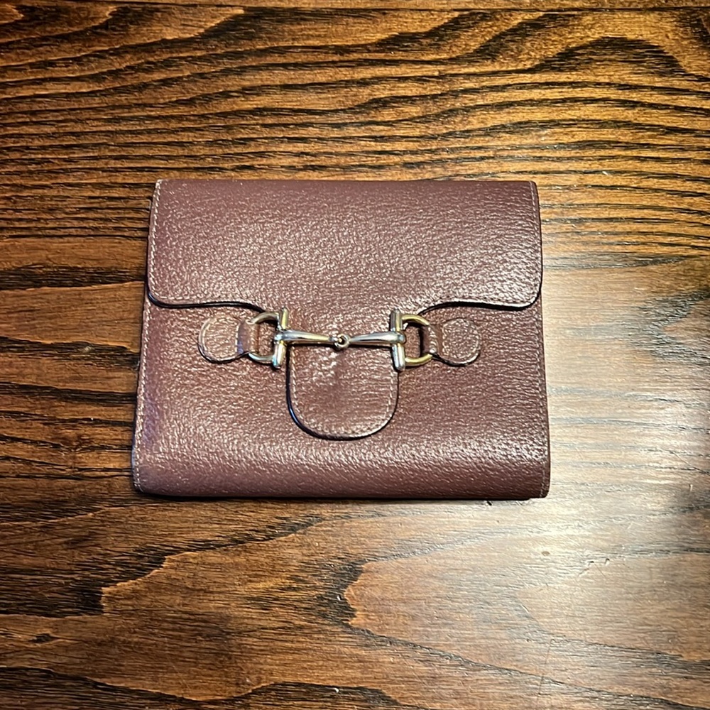Vintage Gucci Horsebit Leather Wallet
